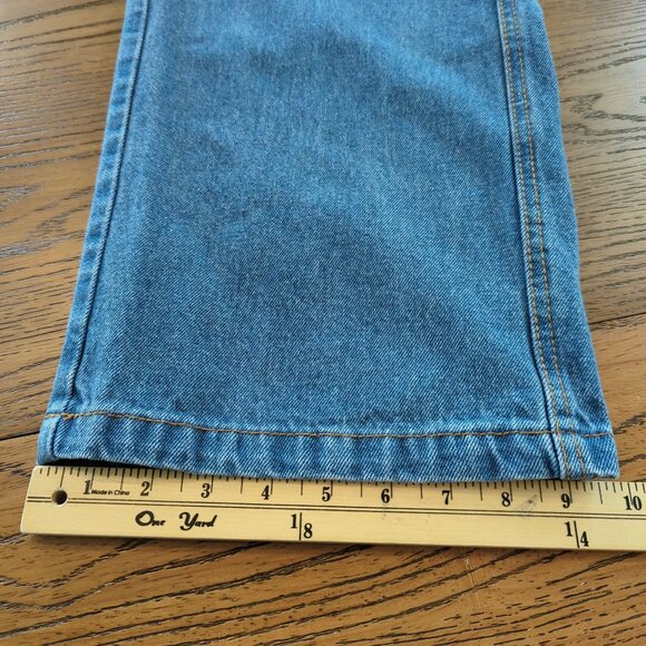 Vintage inspired Smith’s Workwear Carpenter Jeans Men’s 40x32 Blue Denim - Picture 14 of 14